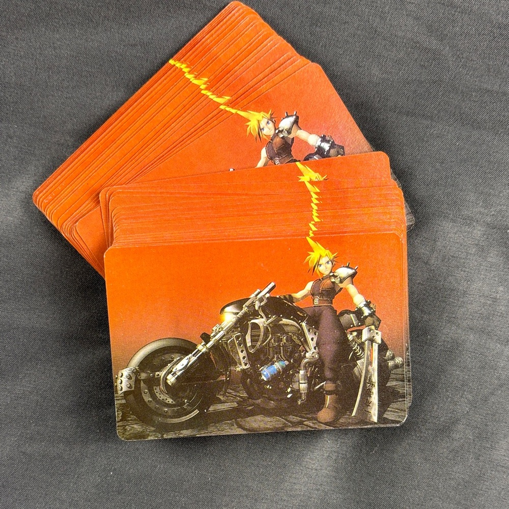 Vintage 90s Fantasy VII Playing Cards